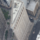 The Flatiron Building from above.